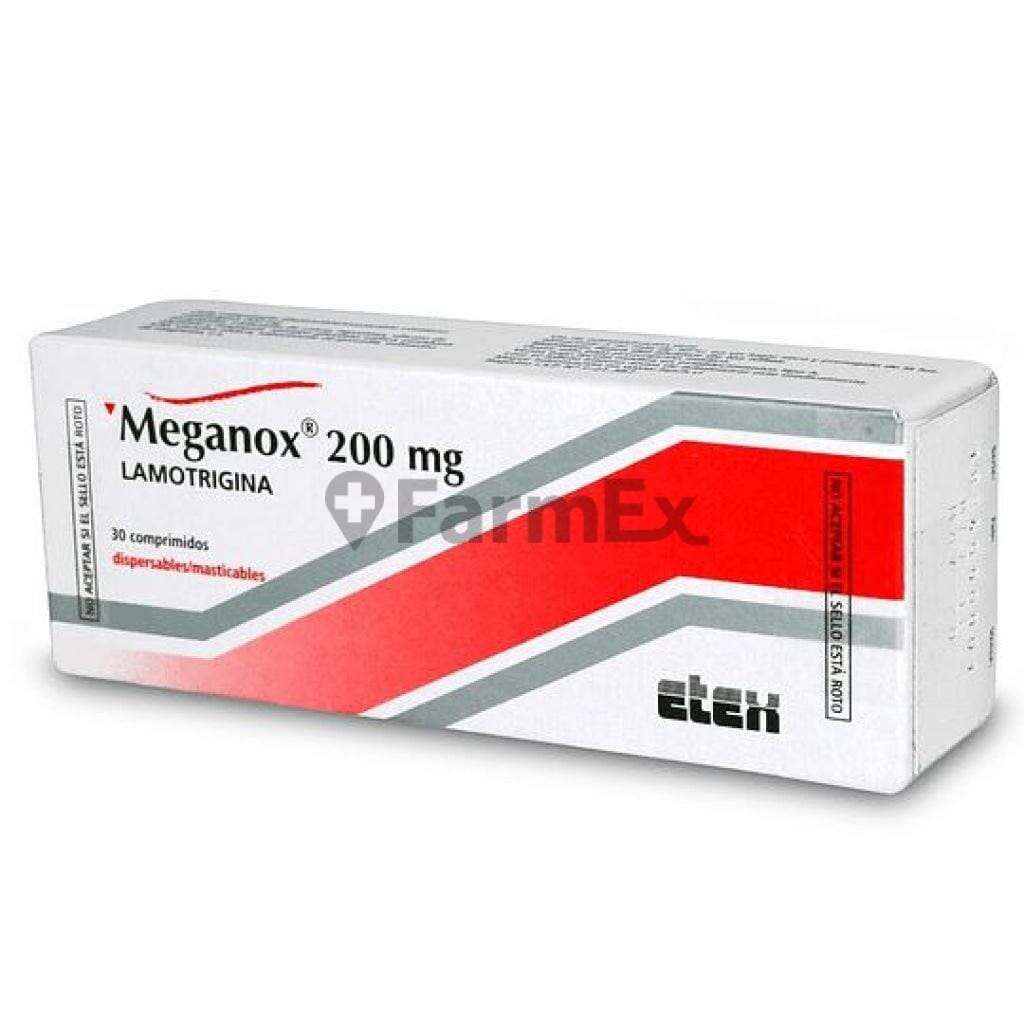 Meganox 200 mg x 30 comprimidos dispersables Farmex-BanMedica-Persistente 