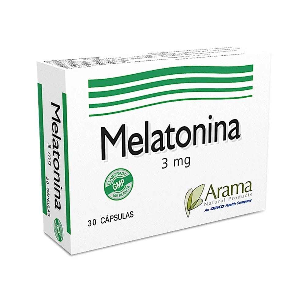 Melatonina 3 mg x 30 cápsulas ARAMA 