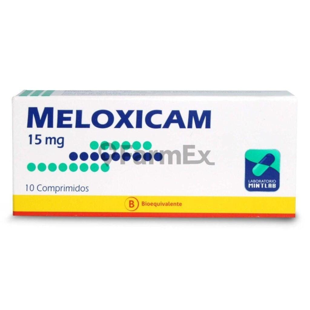 Meloxicam 15 mg x 10 comprimidos Farmex-VidaTres-Persistente 