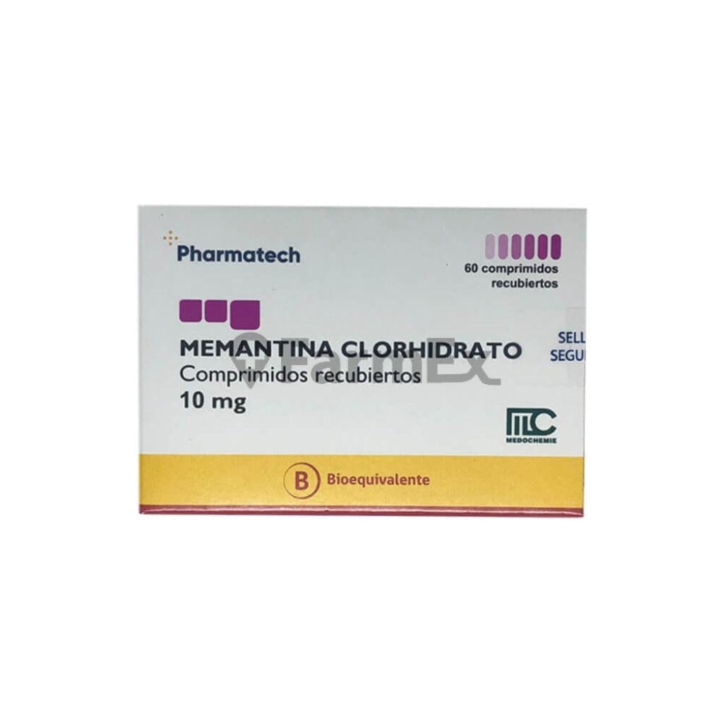 Memantina 10 mg x 60 comprimidos Farmex-Pluxee-Persistente 