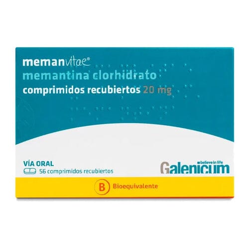 Memanvitae 20 mg x 56 comprimidos "Ley Cenabast" Farmex-Fonasa-Persistente 