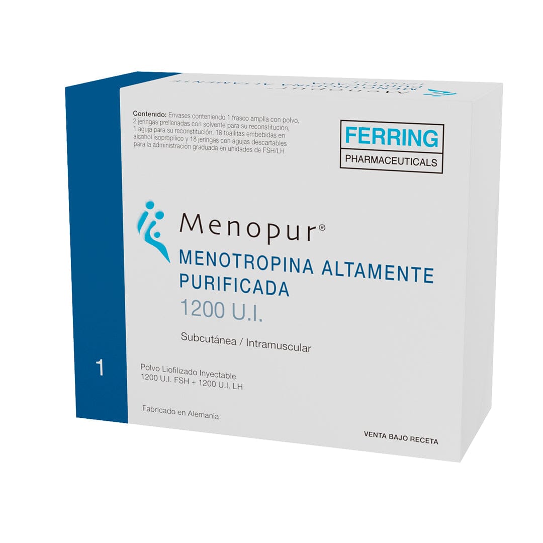 Menopur 1200UI X 1 ampolla subcutánea intramuscular FERRING 