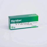 Meridian 25 mg x 60 comprimidos