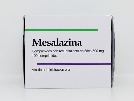 Mesalazina 500 mg x 100 comprimidos Pharmamerica 