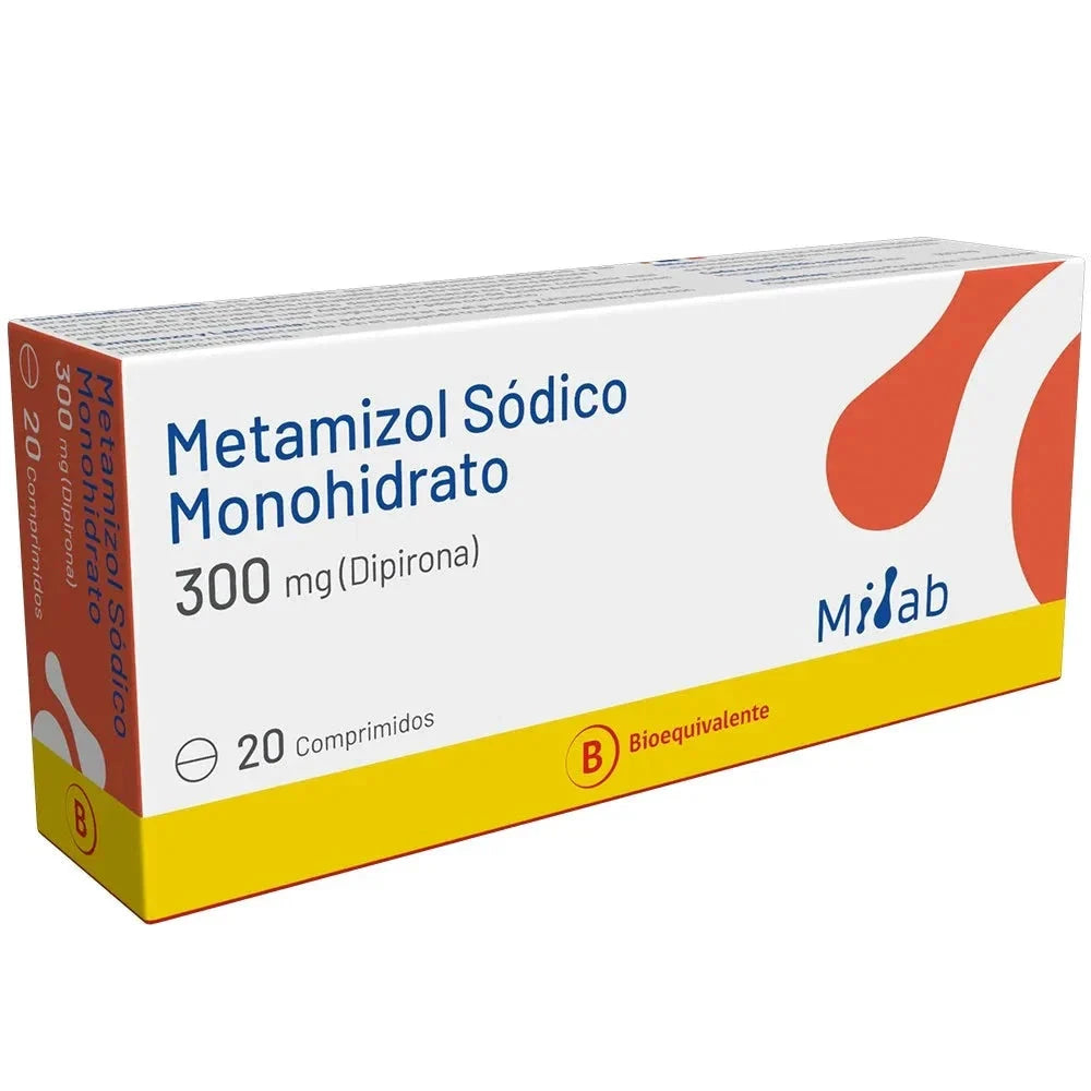 Metamizol Sódico 300 mg x 20 comprimidos Farmex-Pluxee-Persistente 