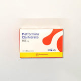 Metformina 850 mg x 30 comprimidos