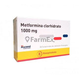 Metformina Lp 1000 mg x 30 comprimidos.