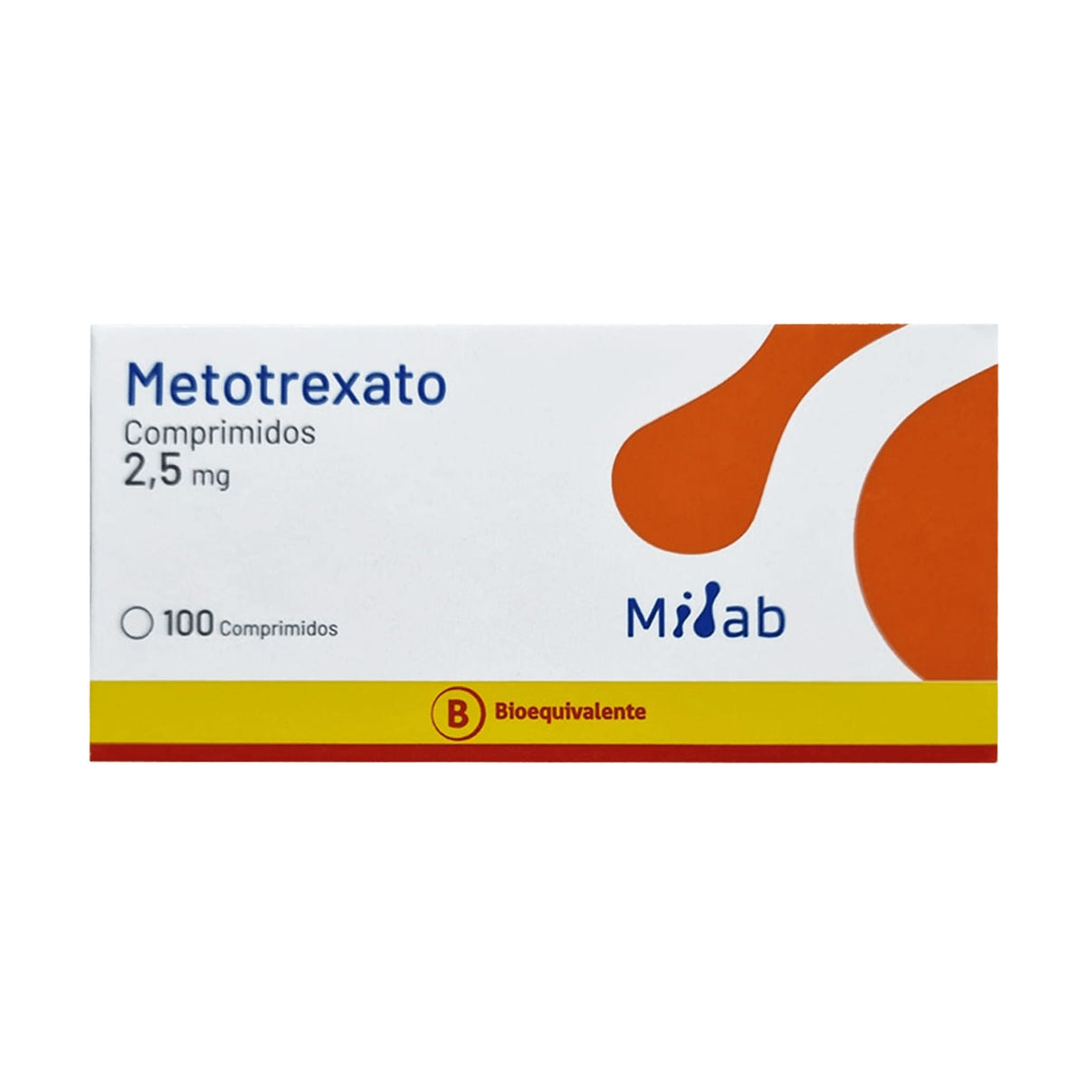 Metotrexato 2,5 mg x 100 comprimidos.