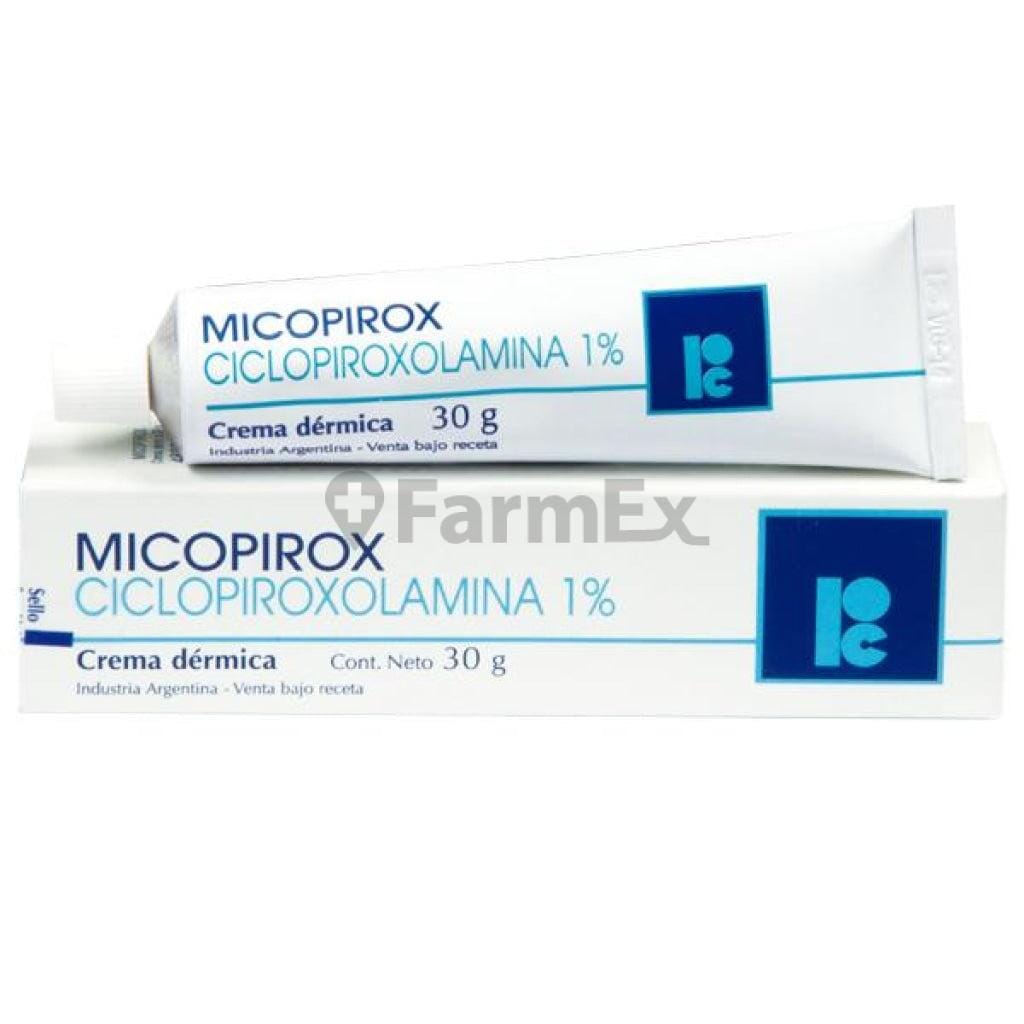 Micopirox Crema Dérmica 1 % x 30 g Farmex-VidaTres-Persistente 