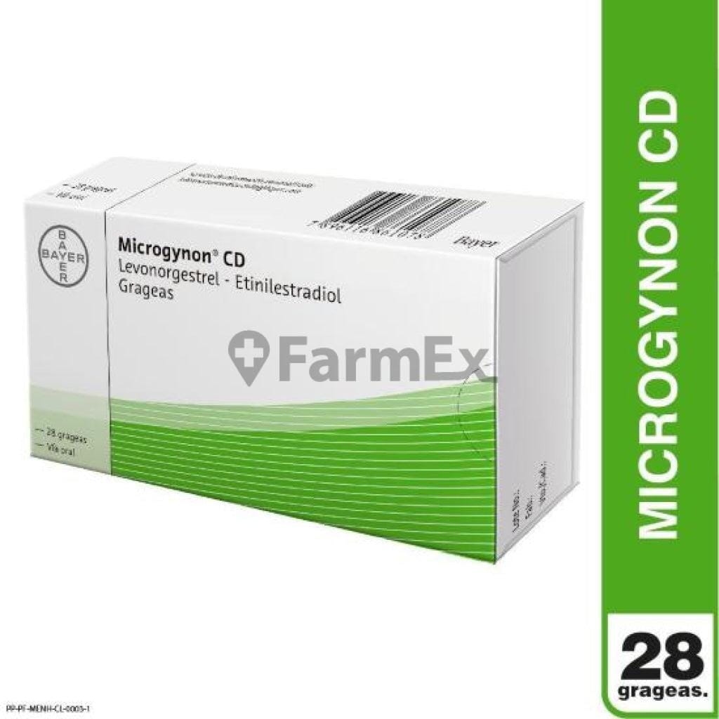 Microgynon CD x 28 Grageas susc-1 de 6 meses Farmex-Suscripciones-Persistente 