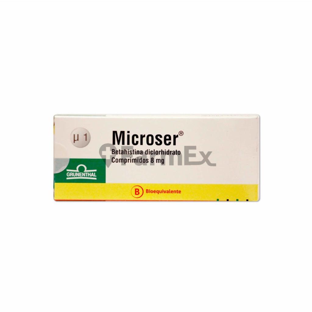 Microser 8 mg x 30 comprimidos.