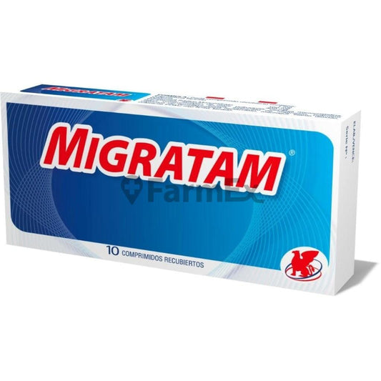 Migratam x 10 comprimidos Farmex-MiaHealth-Persistente 