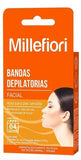Millefiori Bandas Depilatorias Facial piel Sencible x 16 unidades