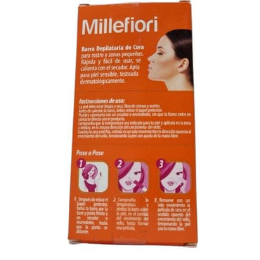 Milleflori Barra Depilatoria Piel Sensible x 43 g Farmex-Fonasa-Persistente 