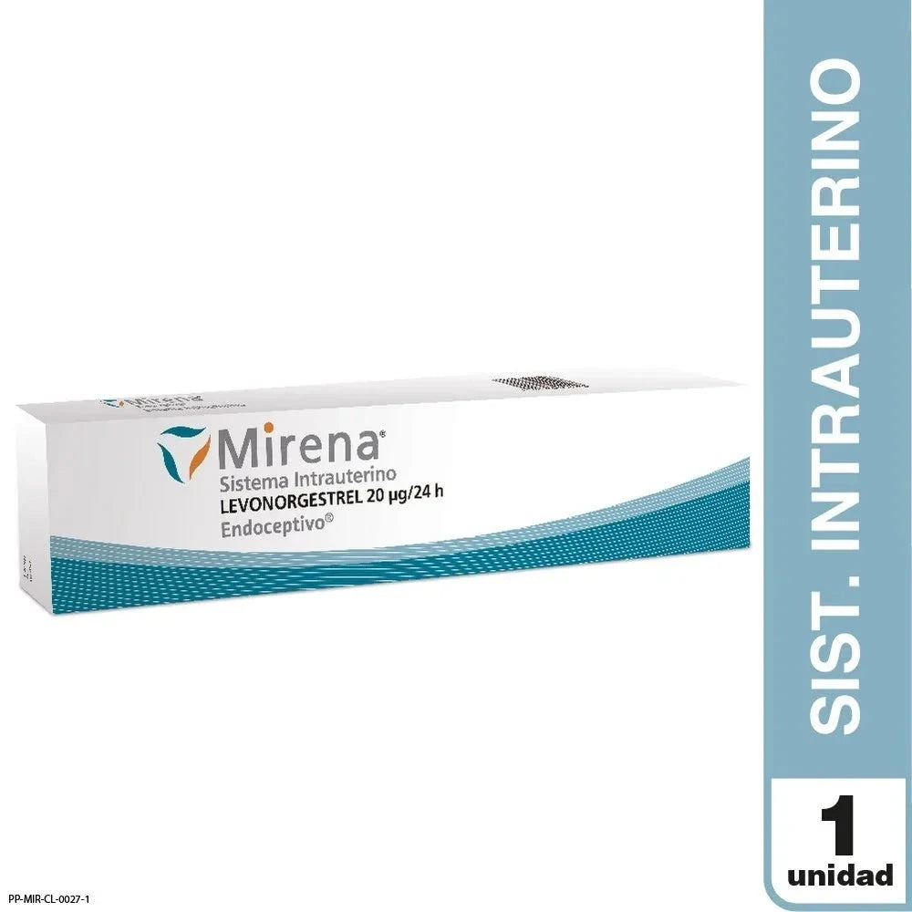 Mirena 20 mcg / 24 h x 1 Dispositivo Intrauterino. Farmex-Yapp-Programa-Boleta 