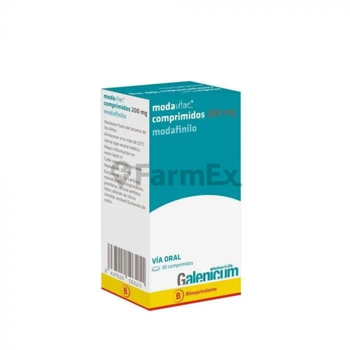 Modavitae 200 mg x 30 comprimidos.