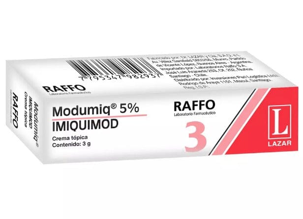 Modumiq 5% crema tópica x 3 g RAFFO 