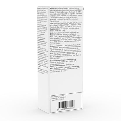 Mounjaro Tirzepatida 10 mg/0.6ml Inyectable 1 Dispositivo + agujas ELI-LILLY 