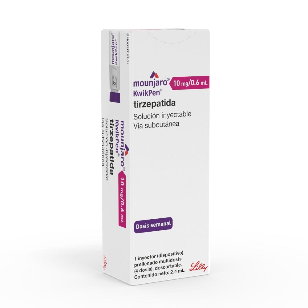 Mounjaro Tirzepatida 10 mg/0.6ml Inyectable 1 Dispositivo + agujas ELI-LILLY 