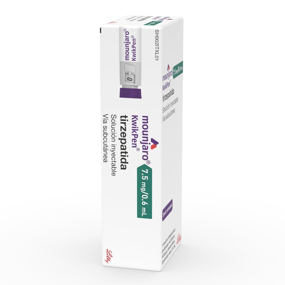Mounjaro Tirzepatida 7.5mg/0.6ml Inyectable 1 Dispositivo + agujas ELI-LILLY 