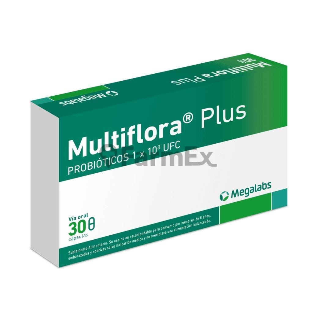 Multiflora Plus x 30 cápsulas. Farmex-Yapp-Programa-Boleta 