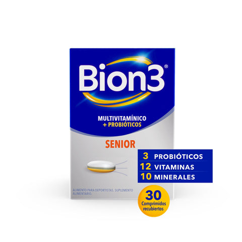 Bion3 Senior 30 Comprimidos Recubiertos Multivitamínico