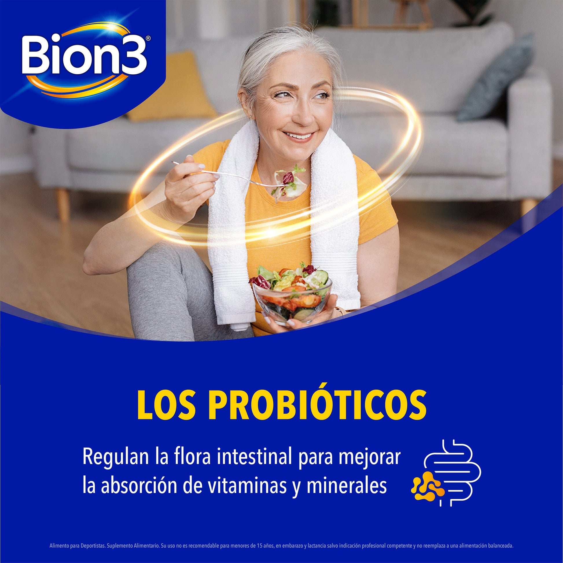 Multivitaminico Bion3 Senior por 30 Comprimidos Recubiertos susc-1 de 5 meses Farmex-Suscripciones-Persistente 
