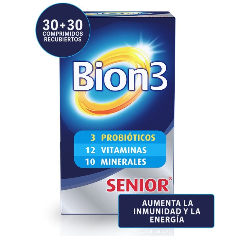 Multivitaminico Bion3 Senior por 60 Comprimidos p&g 