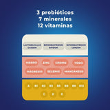 Multivitaminico con Probioticos Bion3 por 30 Comprimidos susc-1 de 2 meses