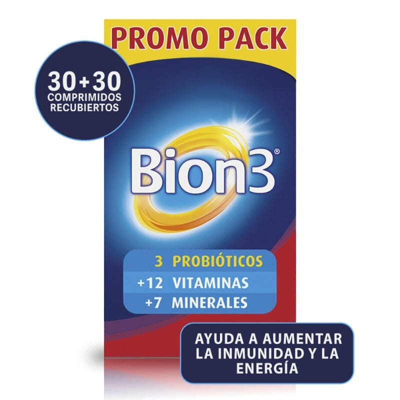 Multivitaminico con Probioticos Bion3 por 60 Comprimidos procter & Gamble 