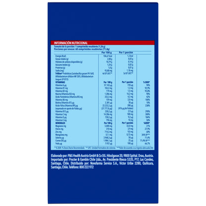 Multivitaminico con Probioticos Bion3 por 60 Comprimidos susc-1 de 4 meses Farmex-Suscripciones-Persistente 