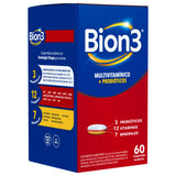 Bion3 x 60 comprimidos multivitamínico con probióticos