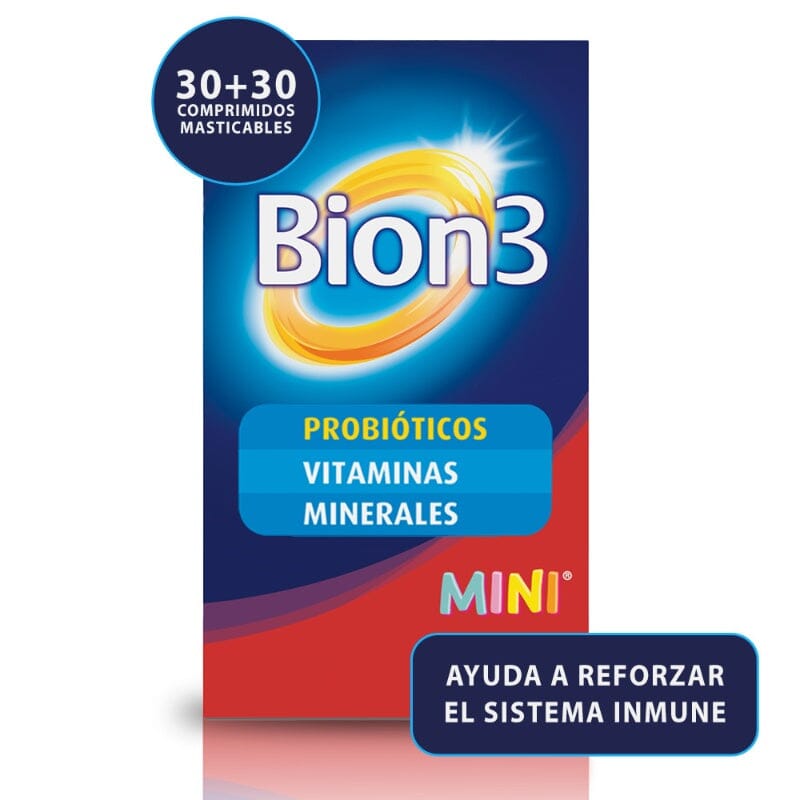 Multivitaminico para niños Bion3 Mini por 60 Comprimidos p&g 