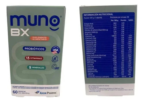 Muno "BX" Suplemento x 60 cápsulas