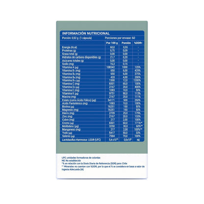 Muno "BX" Suplemento x 60 cápsulas Farmex-Pluxee-Persistente 