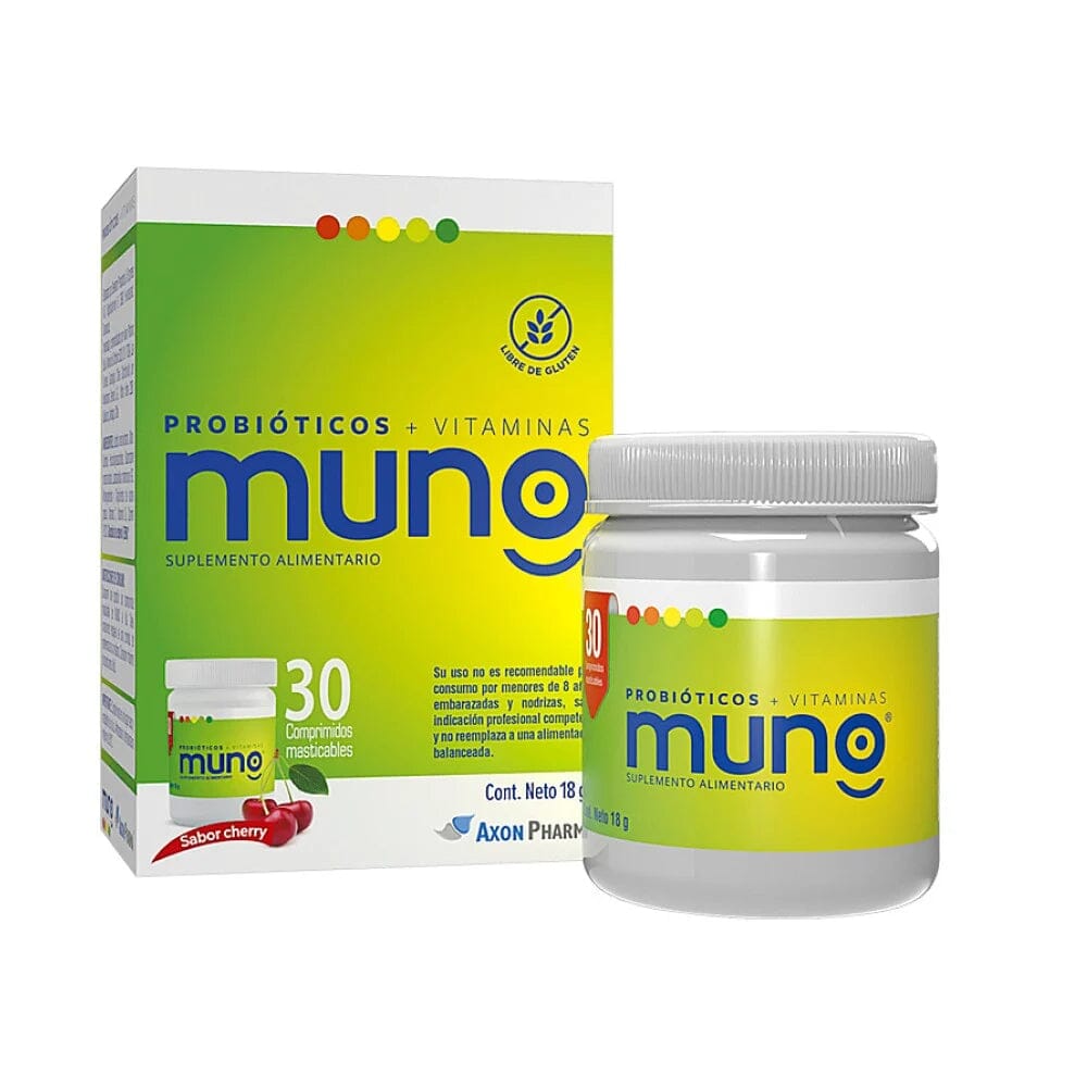 Muno Probióticos x 30 comprimidos AXON PHARMA 