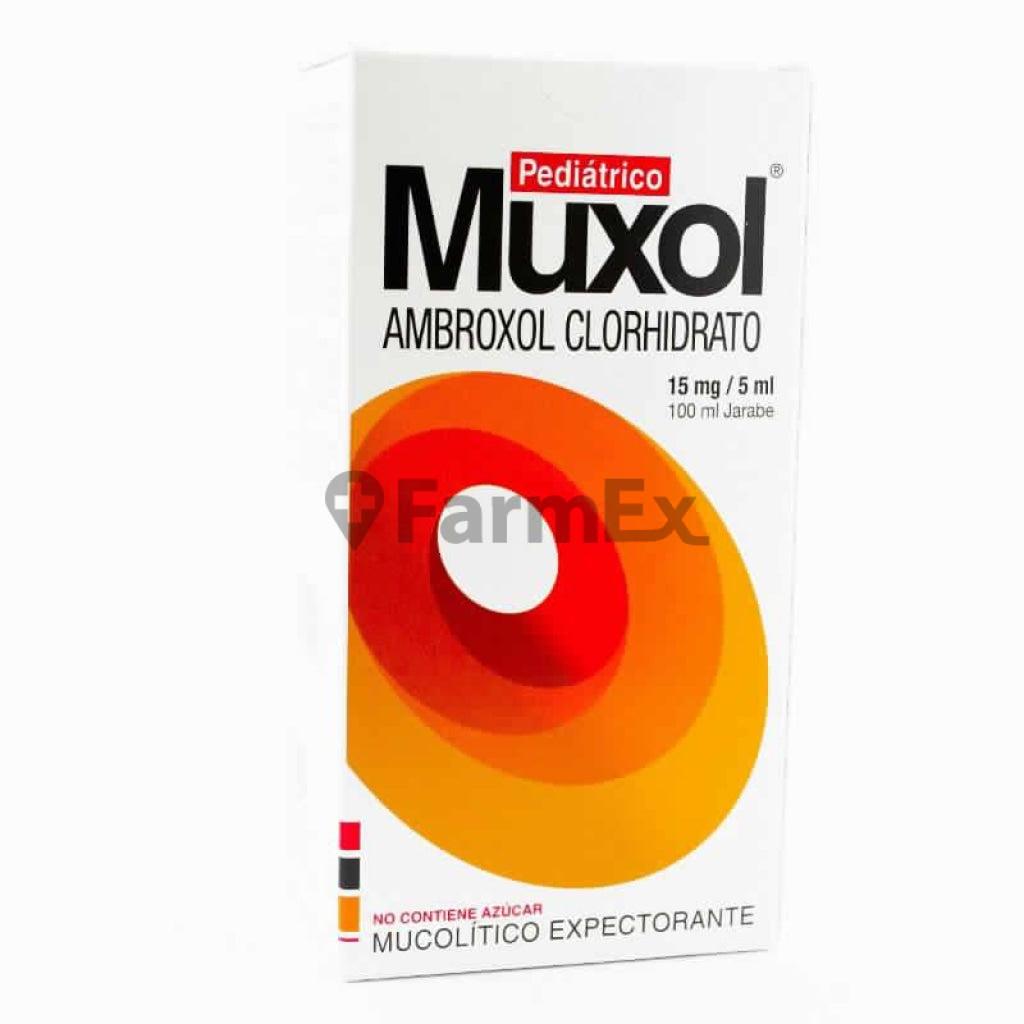 Muxol Pediátrico 15 mg / 5mL x 100 mL.