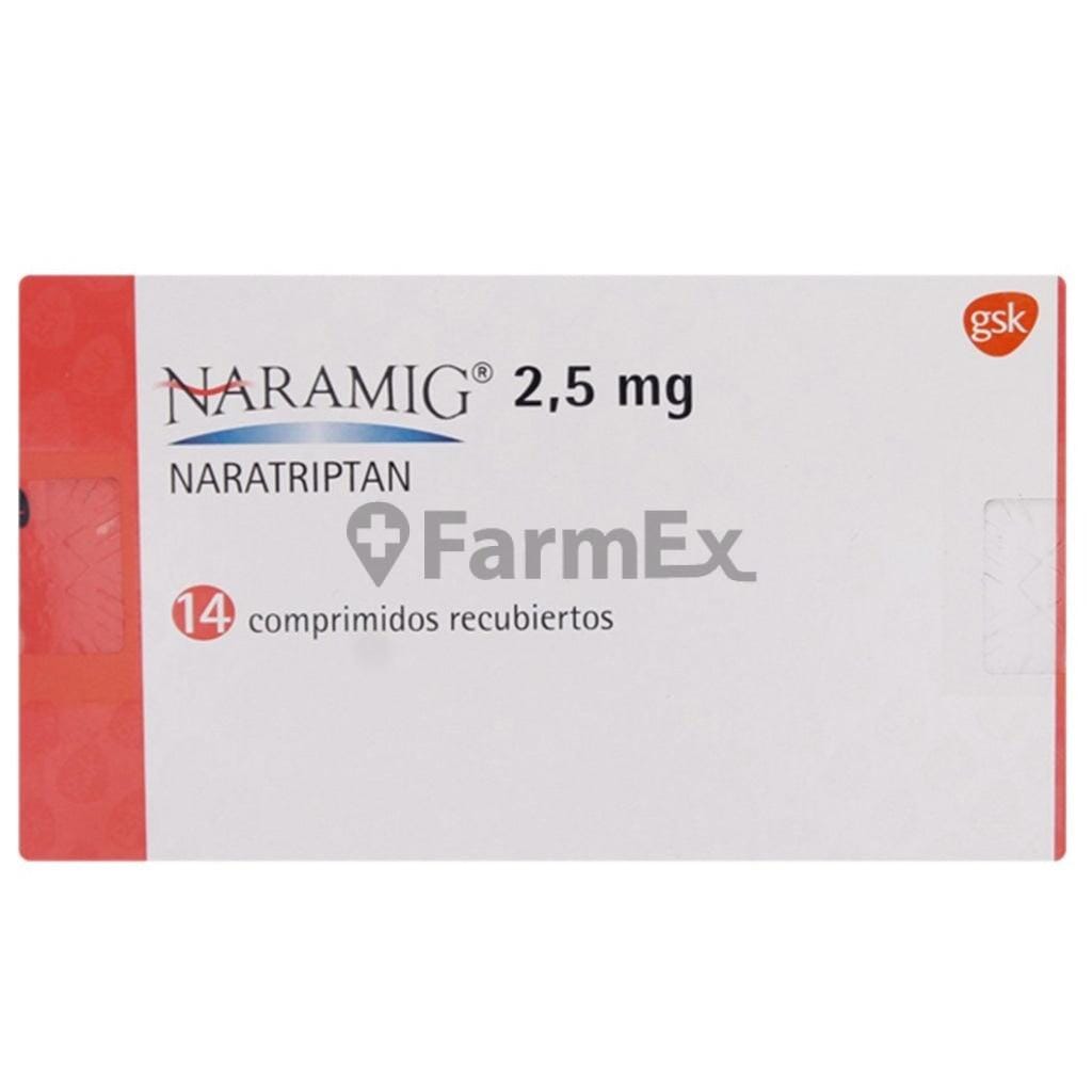 Naramig 2,5 mg x 14 comprimidos