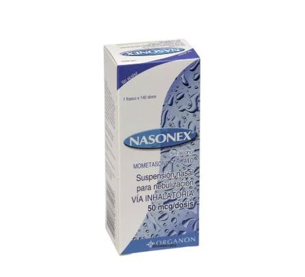 Nasonex Suspensión Nasal para Nebulización 50 mcg / dosis x 140 dosis Farmex-Pluxee-Persistente 