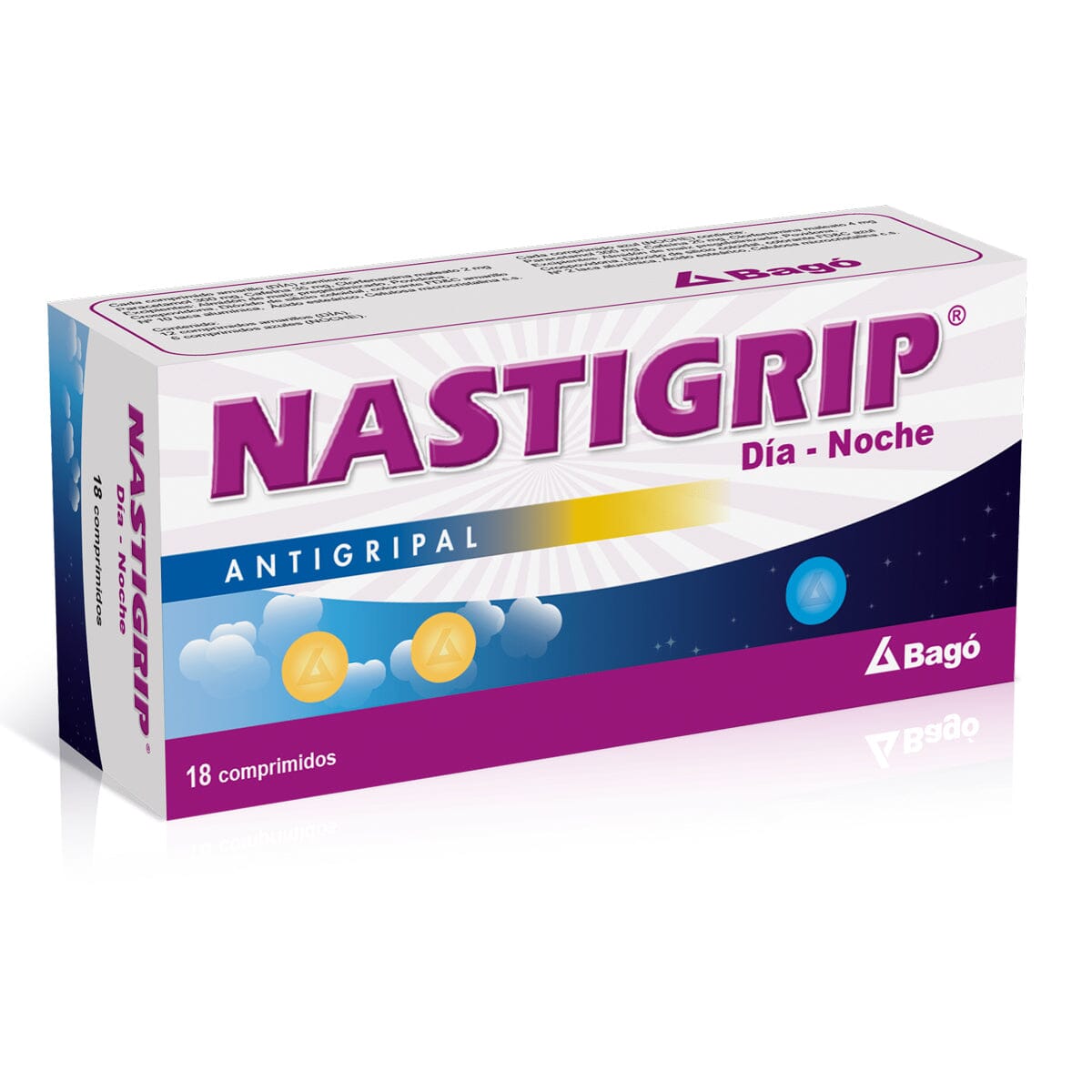Nastigrip Día / Noche x 18 comprimidos.