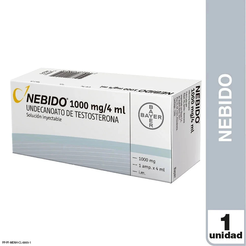 Nebido 1000 mg / 4 ml x 1 Sol. Inyec. BAYER 