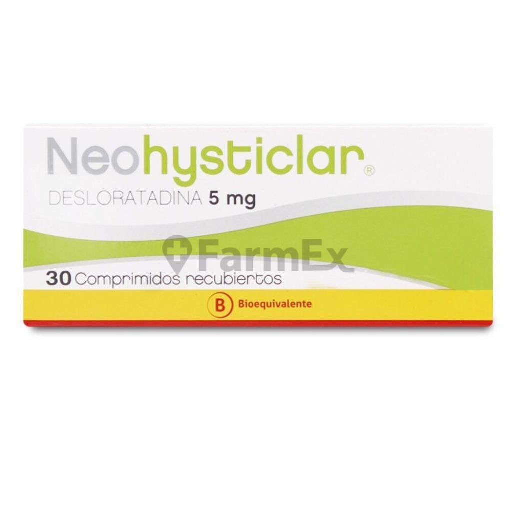Neohysticlar 5 mg x 30 comprimidos
