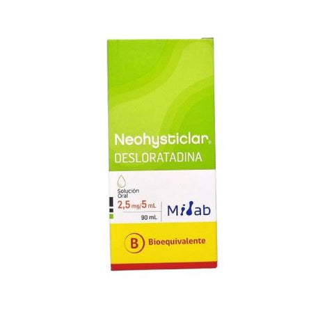 Neohysticlar Jarabe 2,5 mg / 5 ml x 90 ml