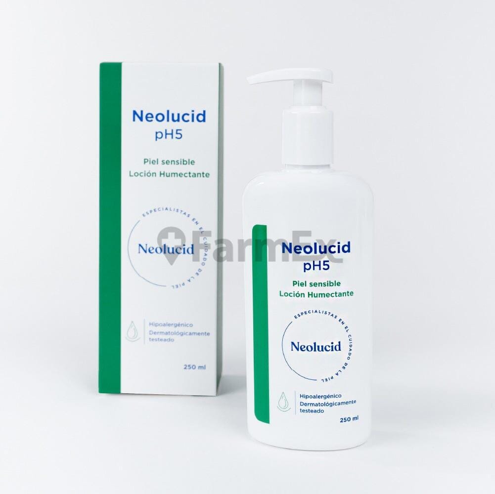 Neolucid pH 5 Loción Humectante x 250 mL Farmex-Fonasa-Persistente 