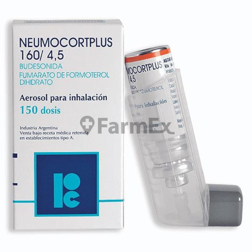 Neumocort Plus Aerosol para Inhalacion 160 / 4,5 mcg x 150 dosis.