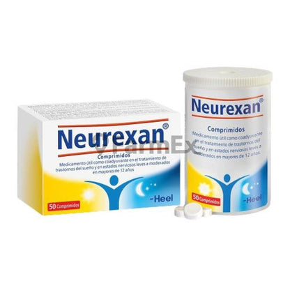 Neurexan x 50 comprimidos sublinguales Farmex-BanMedica-Persistente 