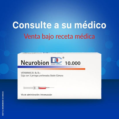 Neurobión DC Solución inyectable 3 jeringas Farmex-Pluxee-Persistente 