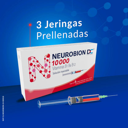 Neurobión DC Solución inyectable 3 jeringas p&g 