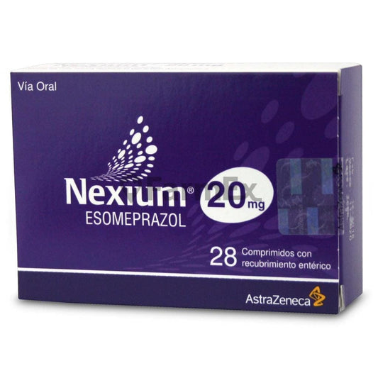 Nexium 20 mg x 28 comprimidos susc-1 de 5 meses Farmex-Suscripciones-Persistente 