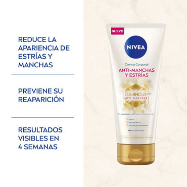 Nivea Crema Corporal Luminous 630 Anti manchas y estrias x 200 mL BEIERSDORF 
